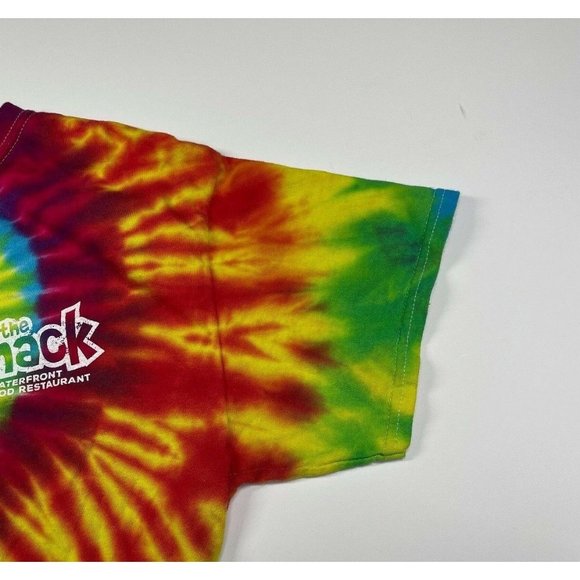 The Shack "I got crabs at" Fort Walton Beach FL T-Shirt Medium Tie Dye - Picture 6 of 9